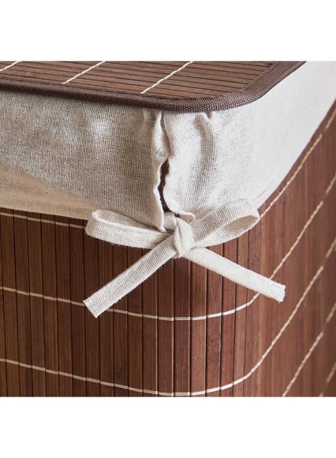 Home Box Bamboo Corner Laundry Hamper - Image 5